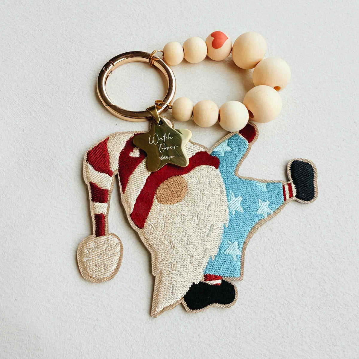 Watch over｜瑞典Tomte守護小精靈刺繡吊飾
