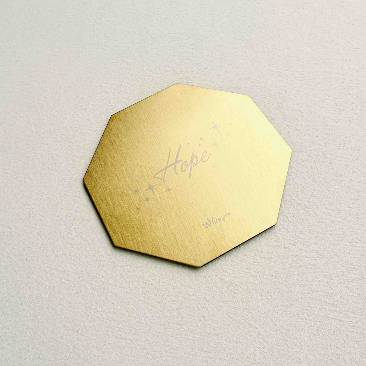 Hope｜法國夢想木鞋仙子｜藏字香氛蠟燭×星塵許願杯墊