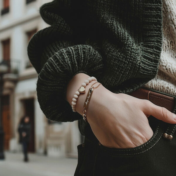 Cheers 心之所向白化石手環｜白字款｜