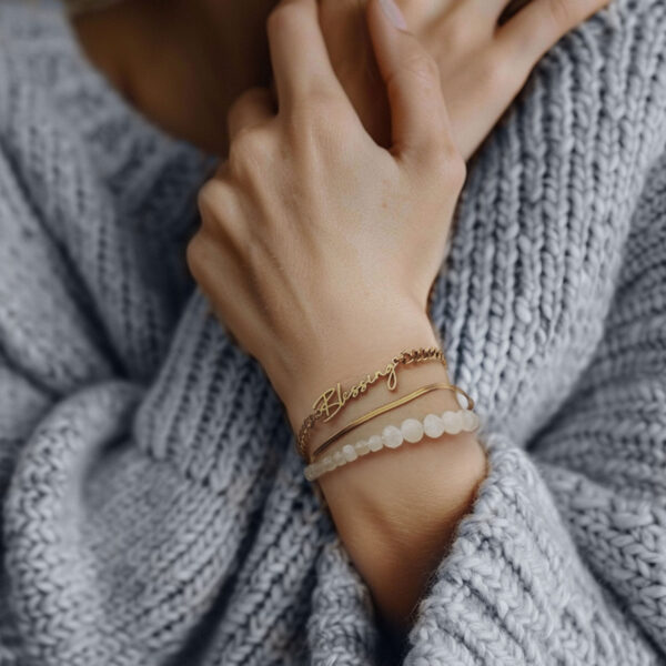 Blessing｜平安月光青鳥吊飾手環禮盒