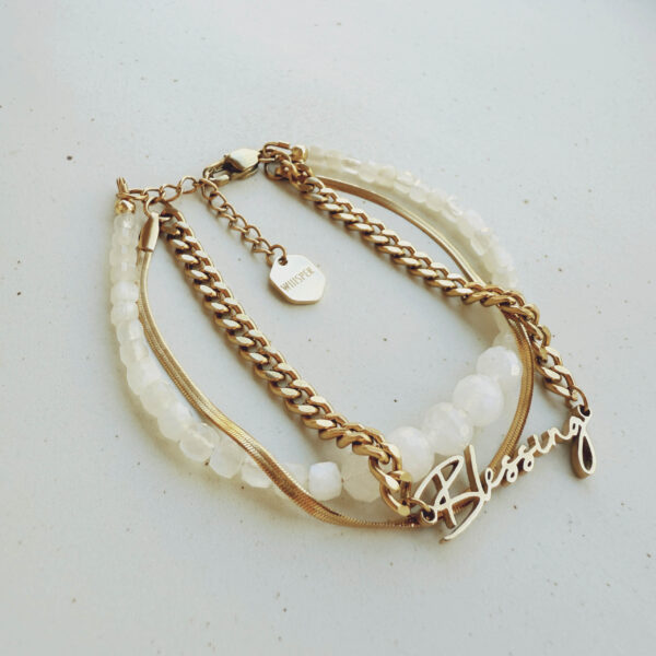 Blessing｜平安月光青鳥吊飾手環禮盒