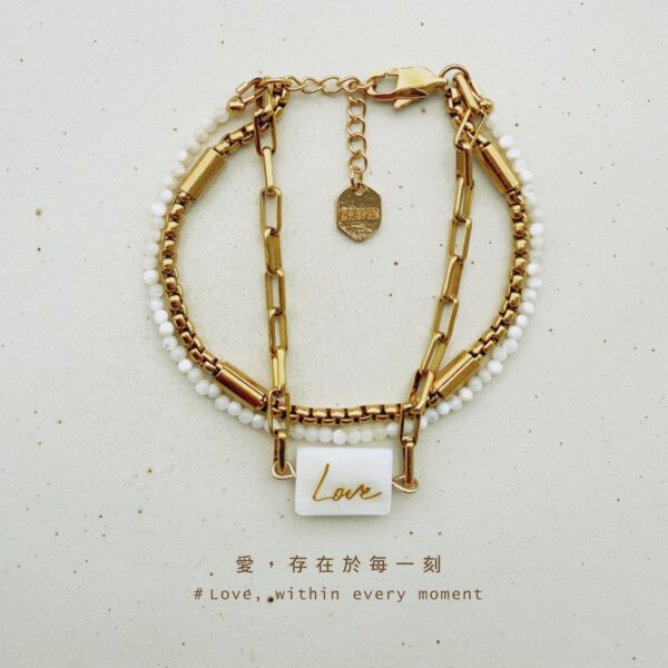 product_20250109_1 Love 永恆貝母多層次手環