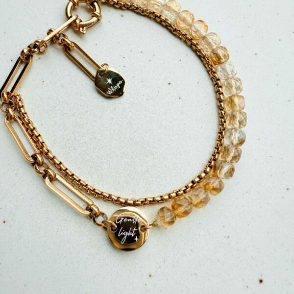product_20250326_108 Gentle Light 面對世界的勇氣水晶雙鏈手環