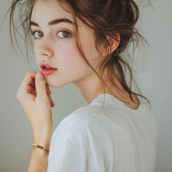 No Biggie 小意思 ★ 奶油星星白蝶貝花朵手環