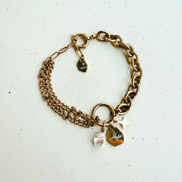 Hope｜法國夢想木鞋仙子鋯石手環