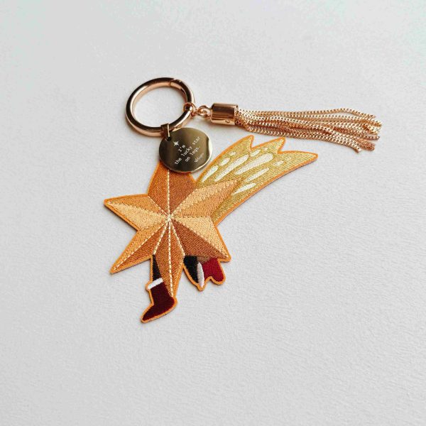 誰跟我誰好運｜人間幸運星刺繡吊飾