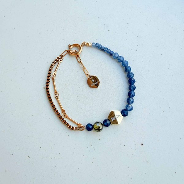 Breathe｜先呼吸藍玉髓手環