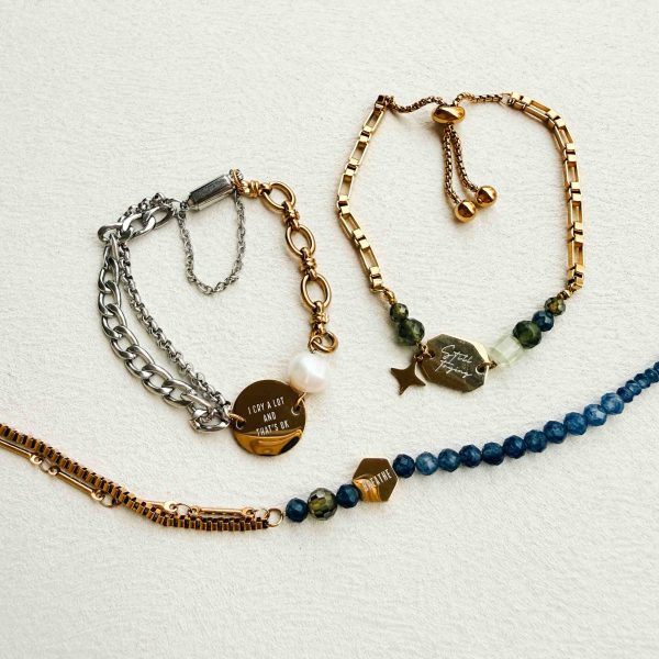 Breathe｜先呼吸藍玉髓手環