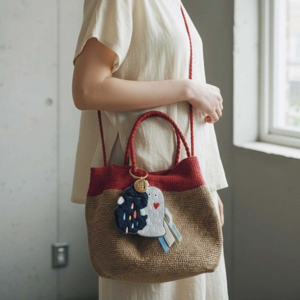 我不用假裝沒事｜慌慌 × 慢慢｜刺繡 Teddy絨吊飾 (預購)